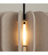 Mula 45cm Pendant Ceiling Light Beige Black 1x E27-5