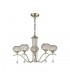 Ceiling Pendant 5 Light Antique Brass, Clear Glass - 4