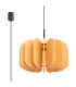 Mula 45cm Pendant Ceiling Light Yellow Black 1x E27-1