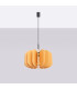 Mula 45cm Pendant Ceiling Light Yellow Black 1x E27-2