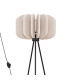 Mula Tripod Floor Lamp Beige Black 1x E27-1