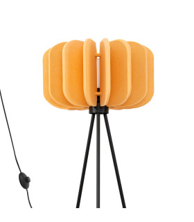 Mula Tripod Floor Lamp Yellow Black 1x E27-1