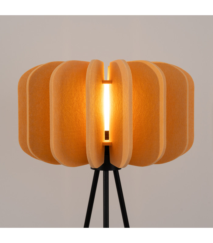 Mula Tripod Floor Lamp Yellow Black 1x E27-5