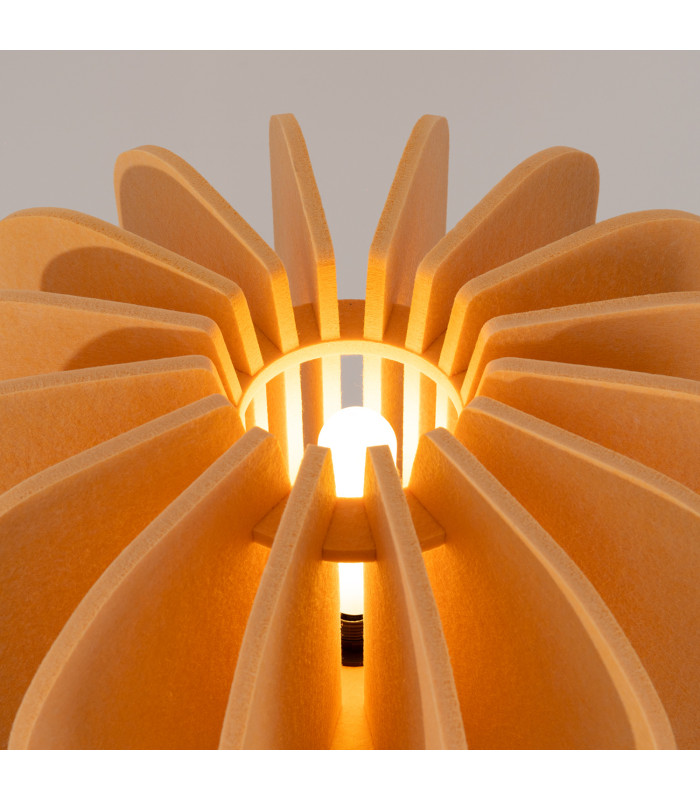 Mula Tripod Floor Lamp Yellow Black 1x E27-6