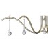Ceiling Pendant 5 Light Antique Brass, Clear Glass - 9