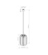 Mula 27cm Pendant Ceiling Light Yellow Black 1x E27-11