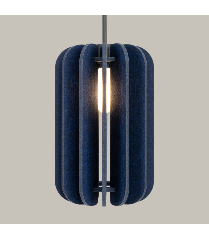 Mula 27cm Pendant Ceiling Light Navy Blue Black 1x E27-10
