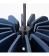 Mula 45cm Pendant Ceiling Light Navy Blue Black 1x E27-6