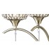 Ceiling Pendant 5 Light Antique Brass, Clear Glass - 10