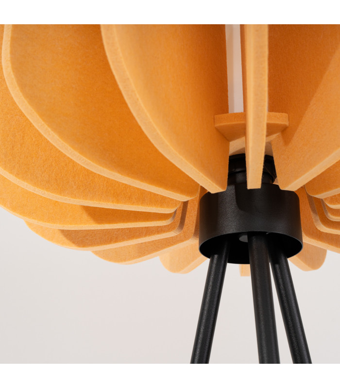 Mula Tripod Floor Lamp Yellow Black 1x E27-8