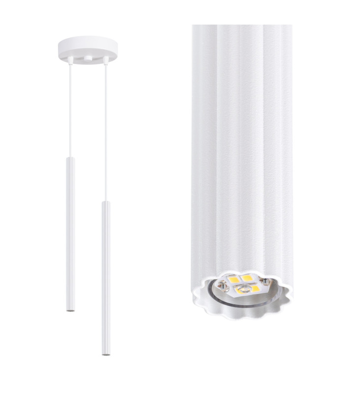 Arche Cluster Pendant Ceiling Light White 2x G9-3