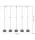 Ceiling Pendant 5 Light G9 Line Antique Brass, Clear Glass - 3
