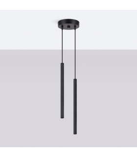 Arche Cluster Pendant Ceiling Light Black 2x G9-2
