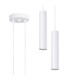 Lagos Cluster Pendant Ceiling Light White 2x GU10-3