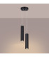 Lagos Cluster Pendant Ceiling Light Black 2x GU10-4