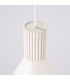Estria Dome Pendant Ceiling Light Beige 1x E14-7