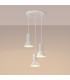 Estria Cluster Pendant Ceiling Light Beige 3x E14-4