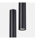 Lagos Cluster Pendant Ceiling Light Black 2x GU10-7