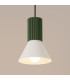 Estria Dome Pendant Ceiling Light Beige Olive Green 1x E14-5