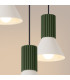 Estria Cluster Pendant Ceiling Light Beige Olive Green 3x E14-5