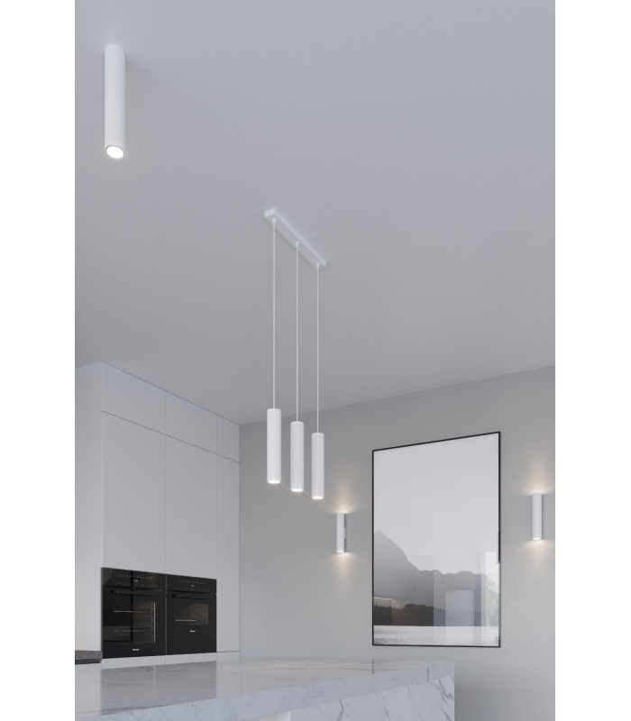 Lagos Cluster Pendant Ceiling Light White 2x GU10-15