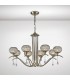 Ceiling Pendant 8 Light Antique Brass, Clear Glass - 2