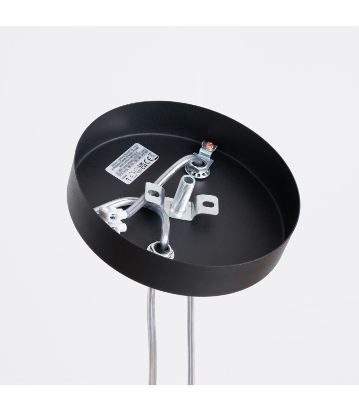 Lagos Cluster Pendant Ceiling Light Black 2x GU10-10