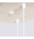 Estria Cluster Pendant Ceiling Light Beige 3x E14-9