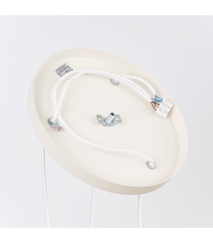 Estria Cluster Pendant Ceiling Light Beige 3x E14-10