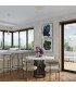 Estria Dome Pendant Ceiling Light Beige 1x E14-14