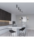 Lagos Cluster Pendant Ceiling Light Black 2x GU10-13