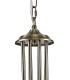 Ceiling Pendant 8 Light Antique Brass, Clear Glass - 6