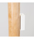 Lino Up & Down Wall Lamp Natural Wood White 2x GU10-6
