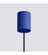 Estria Dome Pendant Ceiling Light White Ultramarine 1x E14-9