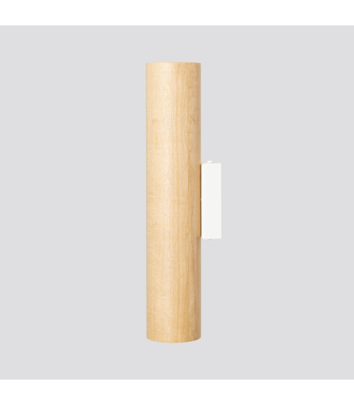 Lino Up & Down Wall Lamp Natural Wood White 2x GU10-7