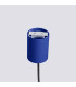 Estria Dome Pendant Ceiling Light White Ultramarine 1x E14-10