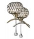 Ceiling Pendant 8 Light Antique Brass, Clear Glass - 9