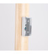 Lino Up & Down Wall Lamp Natural Wood White 2x GU10-9