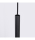 Feltro Slim Pendant Ceiling Light Beige Black 1x G9-8