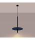 Feltro Slim Pendant Ceiling Light Navy Blue Black 1x G9-4