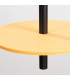 Feltro Slim Pendant Ceiling Light Yellow Black 1x G9-7