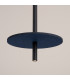 Feltro Slim Pendant Ceiling Light Navy Blue Black 1x G9-6