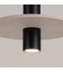 Pelta Slim Pendant Ceiling Light Beige Black 1x GU10-6