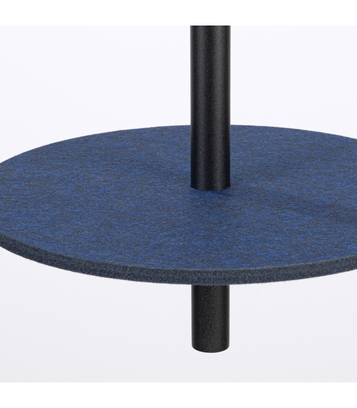 Feltro Slim Pendant Ceiling Light Navy Blue Black 1x G9-7