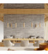 Lino Up & Down Wall Lamp Natural Wood White 2x GU10-13