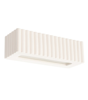 Rigata Up & Down Wall Lamp White 1x E27-1