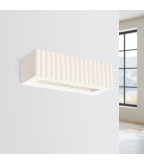 Rigata Up & Down Wall Lamp White 1x E27-2
