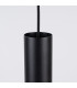 Pelta Slim Pendant Ceiling Light Beige Black 1x GU10-8