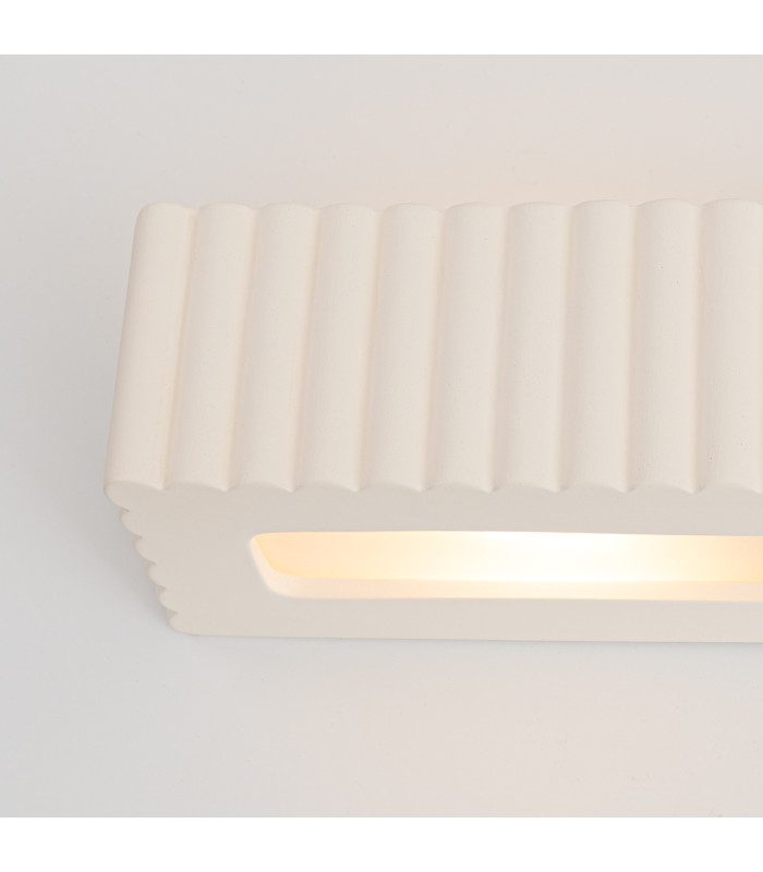 Rigata Up & Down Wall Lamp White 1x E27-4