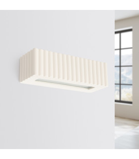 Rigata Up & Down Wall Lamp Beige 1x E27-2